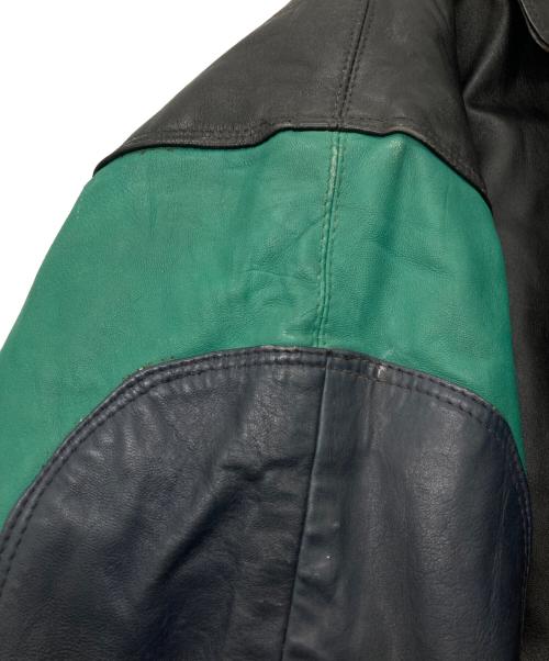 pellepelle（ペレペレ）pellepelle (ペレペレ) JACK SONS レザージャケット ブラック サイズ:記載なしの古着・服飾アイテム