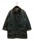 Barbourバブアー）の古着「OS BORDERワックスジャケット」｜オリーブ