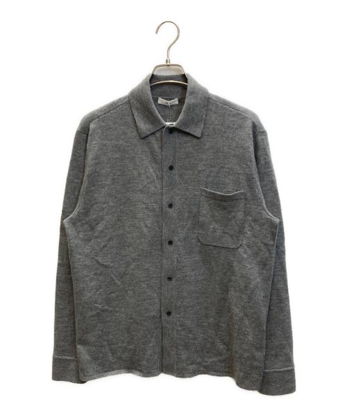 ATON（エイトン）ATON (エイトン) FRAMeWORK (フレームワーク) MERINO COLLEGE KNIT SHIRT グレー サイズ:SIZE Free 未使用品の古着・服飾アイテム