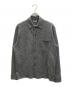 ATON（エイトン）の古着「MERINO COLLEGE KNIT SHIRT」｜グレー