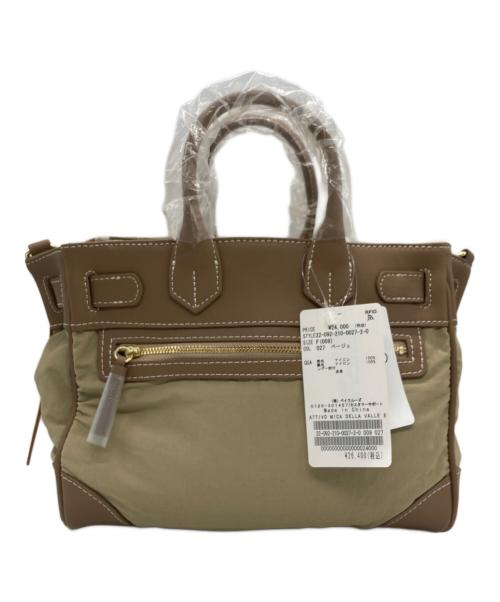 Spick and Span（スピック＆スパン）Spick and Span (スピック＆スパン) ATTIVO MICA DELLA VALLE (アッティーヴォミカデラヴァッレ) Elena バッグ ベージュ サイズ:下記参照 未使用品の古着・服飾アイテム
