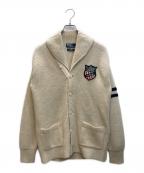 POLO RALPH LAURENポロ・ラルフローレン）の古着「ショールカラーカーディガン」｜アイボリー