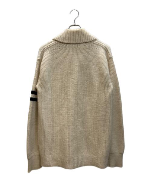 POLO RALPH LAUREN（ポロ・ラルフローレン）POLO RALPH LAUREN (ポロ・ラルフローレン) ショールカラーカーディガン アイボリー サイズ:SIZE Mの古着・服飾アイテム