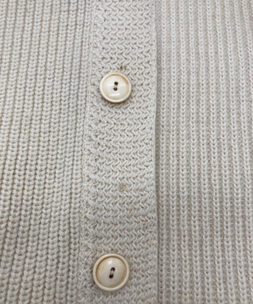 POLO RALPH LAUREN（ポロ・ラルフローレン）POLO RALPH LAUREN (ポロ・ラルフローレン) ショールカラーカーディガン アイボリー サイズ:SIZE Mの古着・服飾アイテム