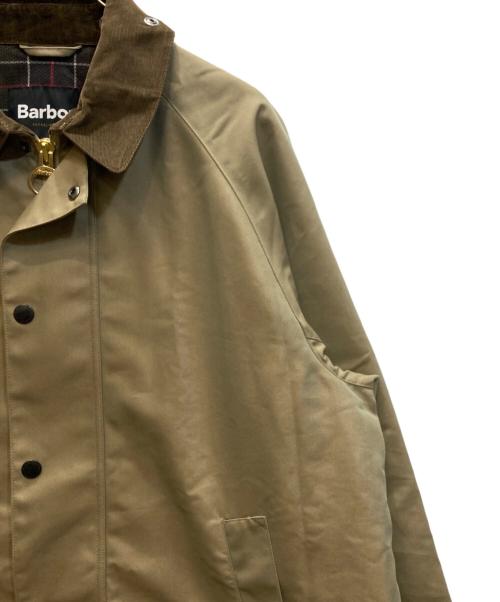 Barbour（バブアー）Barbour (バブアー) 襟コーデュロイ ロング ステンカラー コート ベージュ サイズ:SIZE 42の古着・服飾アイテム