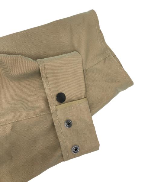 Barbour（バブアー）Barbour (バブアー) 襟コーデュロイ ロング ステンカラー コート ベージュ サイズ:SIZE 42の古着・服飾アイテム