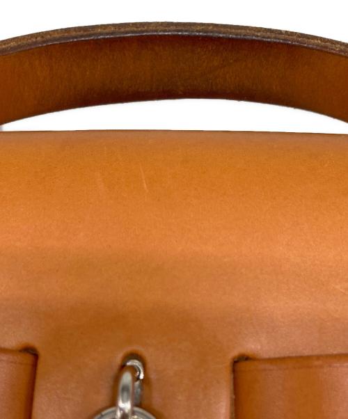 HERMES（エルメス）HERMES (エルメス) エールバッグMM 2WAYショルダーバッグ ブラウン×ベージュの古着・服飾アイテム