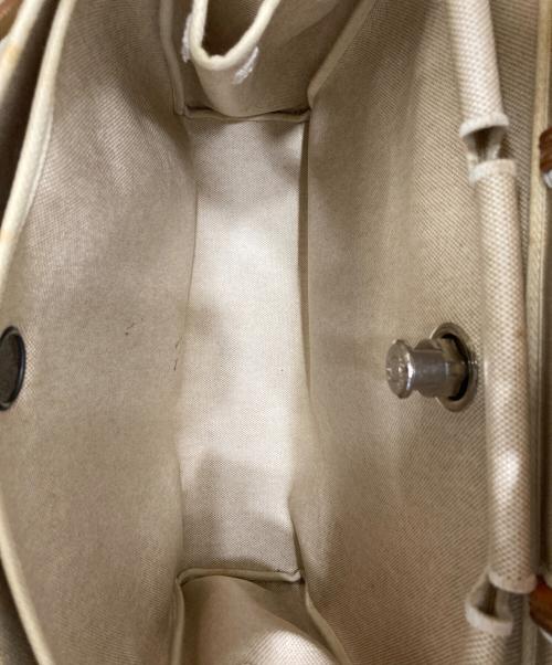 HERMES（エルメス）HERMES (エルメス) エールバッグMM 2WAYショルダーバッグ ブラウン×ベージュの古着・服飾アイテム