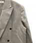 中古・古着 ATON (エイトン) LINEN WOOL TWEED | DOUBLE BREASTED JACKET グレー サイズ:SIZE 1：25000円