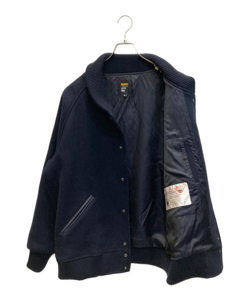 BLUCO WORK GARMENT（ブルコ ワーク ガーメント）BLUCO WORK GARMENT (ブルコ ワーク ガーメント) Heavy Melton Pharaoh Coat ネイビー サイズ:SIZE Lの古着・服飾アイテム