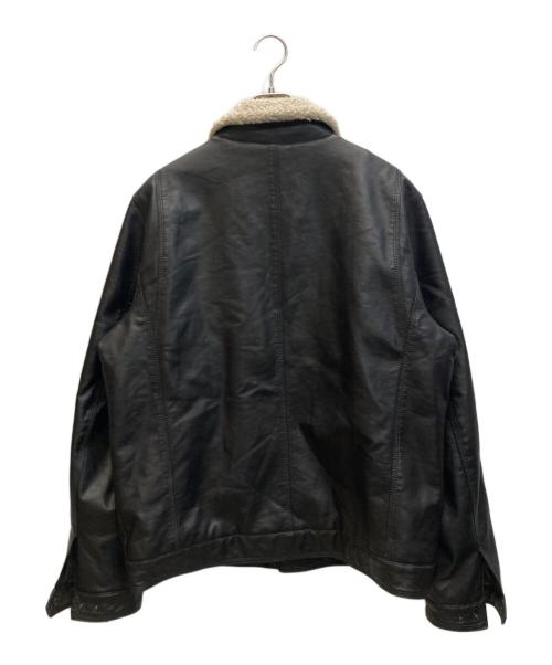 LEVI'S（リーバイス）LEVI'S (リーバイス) 裏地ボア フェイクレザージャケット ブラック サイズ:下記参照の古着・服飾アイテム