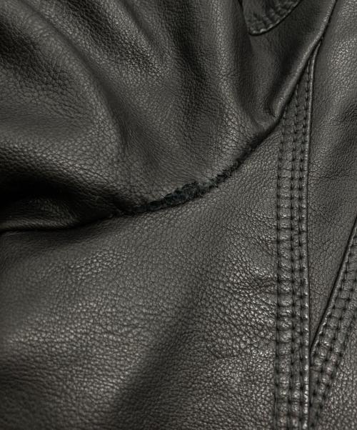 LEVI'S（リーバイス）LEVI'S (リーバイス) 裏地ボア フェイクレザージャケット ブラック サイズ:下記参照の古着・服飾アイテム