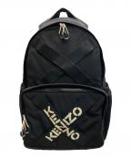 KENZOケンゾー）の古着「ロゴクロスオーバー リュック」｜ブラック