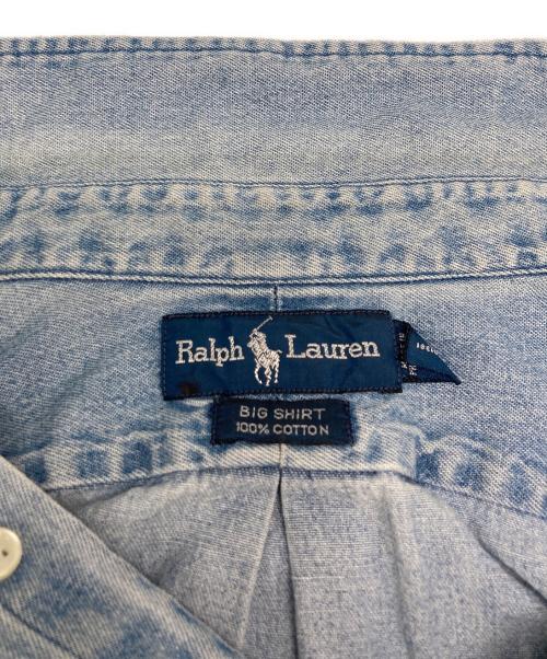 RALPH LAUREN（ラルフローレン）RALPH LAUREN (ラルフローレン) BIG SHIRT デニムシャツ インディゴ サイズ:SIZE XXLの古着・服飾アイテム