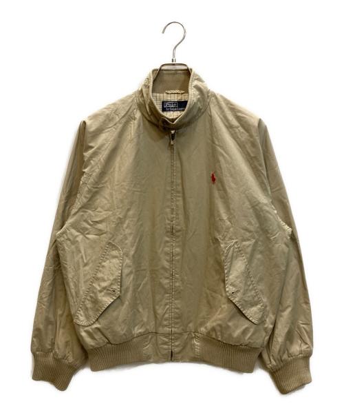 POLO RALPH LAUREN（ポロ・ラルフローレン）POLO RALPH LAUREN (ポロ・ラルフローレン) ハリントンジャケット ベージュ サイズ:SIZE Mの古着・服飾アイテム