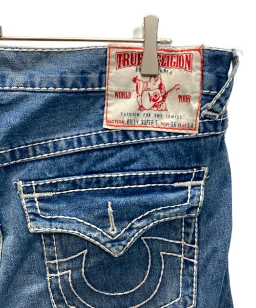 TRUE RELIGION（トゥルー レリジョン）TRUE RELIGION (トゥルー レリジョン) BILLY SUPER T デニムパンツ インディゴ サイズ:SIZE W36×L34の古着・服飾アイテム