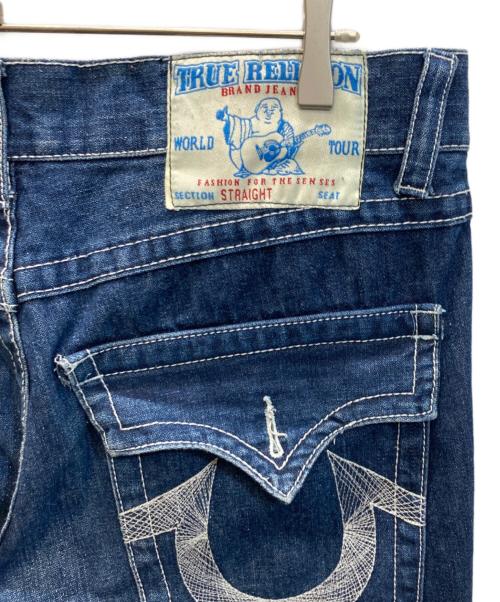 TRUE RELIGION（トゥルー レリジョン）TRUE RELIGION (トゥルー レリジョン) STRAIGHT デニムパンツ インディゴ サイズ:SIZE 34の古着・服飾アイテム
