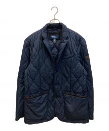 POLO RALPH LAUREN（ポロ・ラルフローレン）の古着「キルティングテーラードジャケット」｜ネイビー