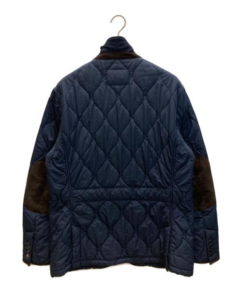 POLO RALPH LAUREN（ポロ・ラルフローレン）POLO RALPH LAUREN (ポロ・ラルフローレン) キルティングテーラードジャケット ネイビー サイズ:SIZE Lの古着・服飾アイテム