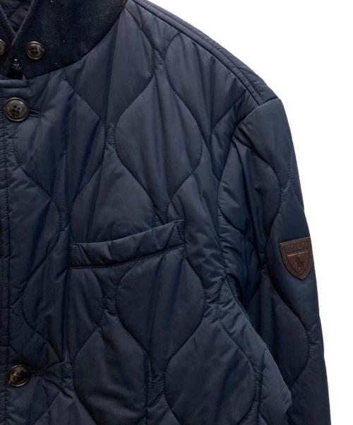 POLO RALPH LAUREN（ポロ・ラルフローレン）POLO RALPH LAUREN (ポロ・ラルフローレン) キルティングテーラードジャケット ネイビー サイズ:SIZE Lの古着・服飾アイテム