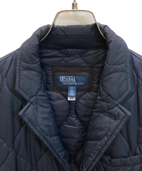 POLO RALPH LAUREN（ポロ・ラルフローレン）POLO RALPH LAUREN (ポロ・ラルフローレン) キルティングテーラードジャケット ネイビー サイズ:SIZE Lの古着・服飾アイテム