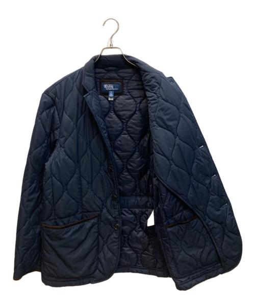 POLO RALPH LAUREN（ポロ・ラルフローレン）POLO RALPH LAUREN (ポロ・ラルフローレン) キルティングテーラードジャケット ネイビー サイズ:SIZE Lの古着・服飾アイテム