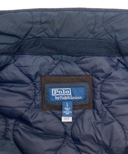 POLO RALPH LAUREN（ポロ・ラルフローレン）POLO RALPH LAUREN (ポロ・ラルフローレン) キルティングテーラードジャケット ネイビー サイズ:SIZE Lの古着・服飾アイテム
