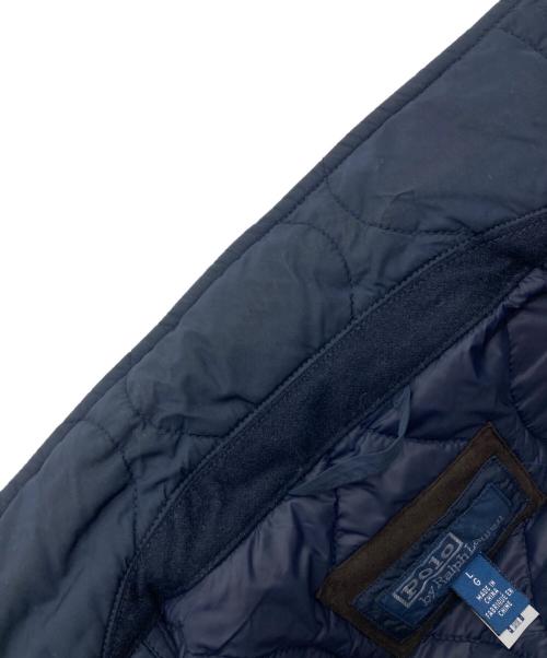 POLO RALPH LAUREN（ポロ・ラルフローレン）POLO RALPH LAUREN (ポロ・ラルフローレン) キルティングテーラードジャケット ネイビー サイズ:SIZE Lの古着・服飾アイテム