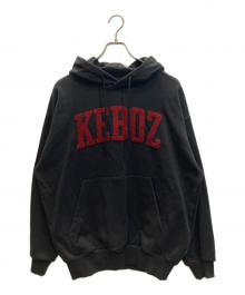 KEBOZ（ケボズ）の古着「ロゴパーカー」｜ブラック