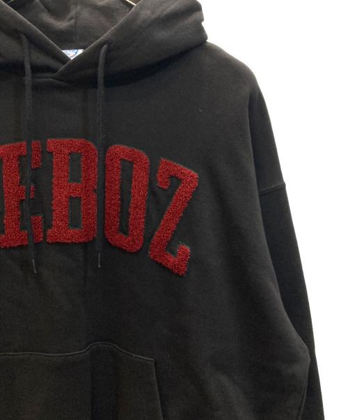 KEBOZ（ケボズ）KEBOZ (ケボズ) ロゴパーカー ブラック サイズ:SIZE Sの古着・服飾アイテム