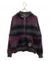 Supreme（シュプリーム）の古着「Mohair Zip Up Hooded Sweater」｜パープル