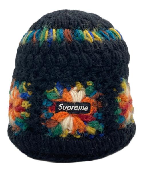 SUPREME（シュプリーム）Supreme (シュプリーム) Crochet Beanie ブラック サイズ:下記参照の古着・服飾アイテム