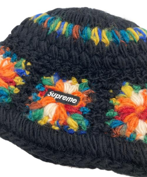 SUPREME（シュプリーム）Supreme (シュプリーム) Crochet Beanie ブラック サイズ:下記参照の古着・服飾アイテム