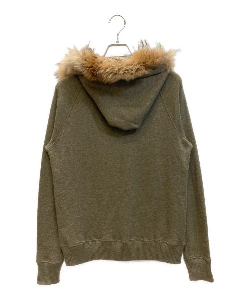goa（ゴア）goa (ゴア) ラクーンファージップアップパーカー ベージュ サイズ:SIZE Mの古着・服飾アイテム