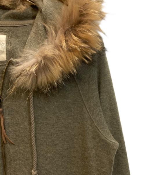 goa（ゴア）goa (ゴア) ラクーンファージップアップパーカー ベージュ サイズ:SIZE Mの古着・服飾アイテム