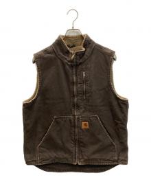 CarHartt（カーハート）の古着「ダックボアベスト」｜ブラウン