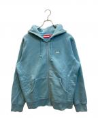 SUPREMEシュプリーム）の古着「Reflect Small Box Zip Up Sweatshirt」｜ブルー