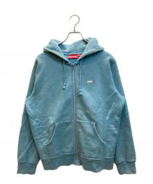 SUPREME（シュプリーム）の古着「Reflect Small Box Zip Up Sweatshirt」｜ブルー
