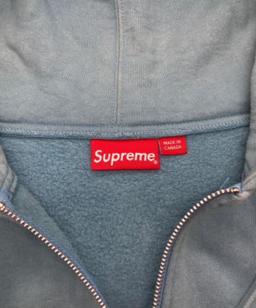 SUPREME（シュプリーム）Supreme (シュプリーム) Reflect Small Box Zip Up Sweatshirt ブルー サイズ:SIZE Mの古着・服飾アイテム