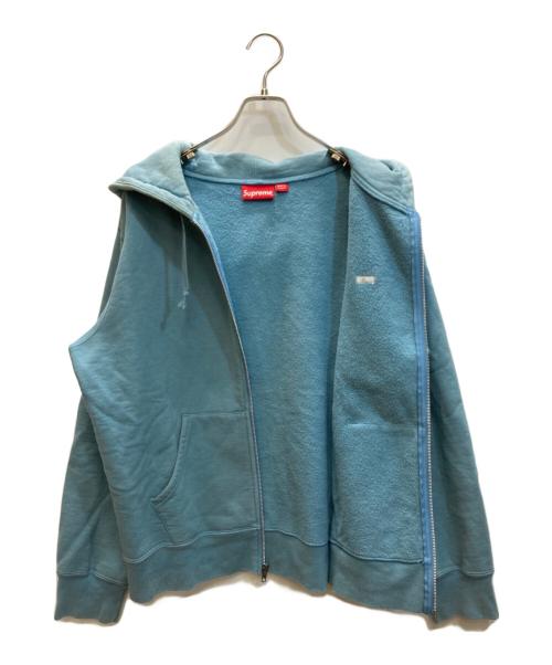 SUPREME（シュプリーム）Supreme (シュプリーム) Reflect Small Box Zip Up Sweatshirt ブルー サイズ:SIZE Mの古着・服飾アイテム