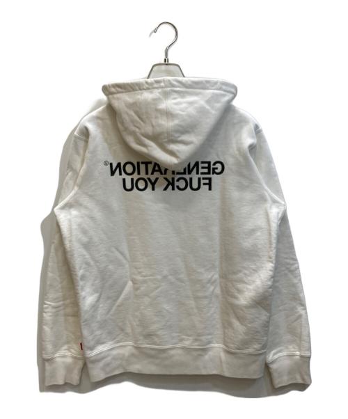 SUPREME（シュプリーム）Supreme (シュプリーム) UNDERCOVER (アンダーカバー) Generation Fuck You Zip Up Sweat ホワイト サイズ:SIZE Mの古着・服飾アイテム