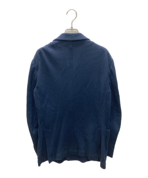 TOMORROW LAND（トゥモローランド）TOMORROW LAND (トゥモローランド) コットンダブルニット ダブルブレステッド6Bブレザー DONDY ネイビー サイズ:SIZE 46の古着・服飾アイテム