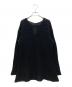Omar Afridi (オマールアフリディ) リネンワイドニット ブラック サイズ:SIZE S：12000円