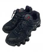 NIKEナイキ）の古着「Shox TL "Black and Max Orange" ショックス TL "ブラック アンド マックスオレンジ"」｜ブラック