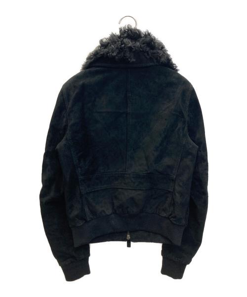 BALLY（バリー）BALLY (バリー) レザーファージャケット ブラック サイズ:36の古着・服飾アイテム