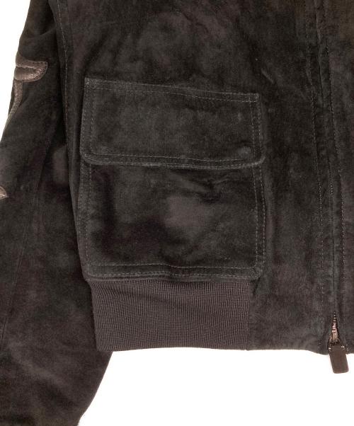 BALLY（バリー）BALLY (バリー) レザーファージャケット ブラック サイズ:36の古着・服飾アイテム