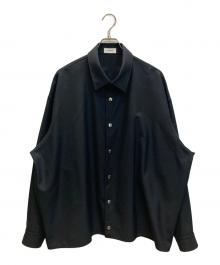 THE RERACS×1LDK×F/STORE（ザ リラクス×ワンエルディーケー）の古着「バルーンカーディガンシャツ」｜ブラック