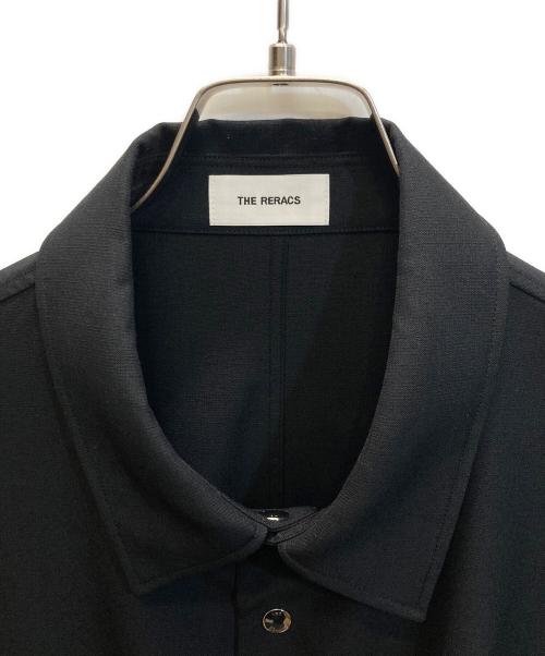 THE RERACS（ザ リラクス）THE RERACS (ザ リラクス) 1LDK (ワンエルディーケー) F/STORE バルーンカーディガンシャツ ブラック サイズ:SIZE 48の古着・服飾アイテム