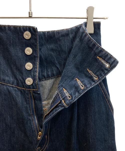 moussy（マウジー）moussy (マウジー) CORSET DESIGN バギーデニム インディゴ サイズ:SIZE 0の古着・服飾アイテム