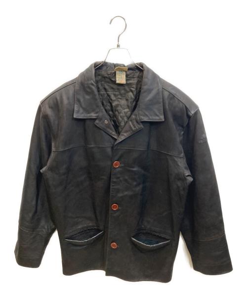 adidas（アディダス）adidas (アディダス) レザーカーコート ブラウン サイズ:Mの古着・服飾アイテム